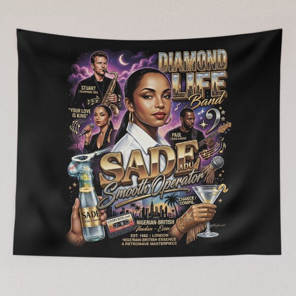 Item preview, Sade Adu designed and sold by Luckydrew.