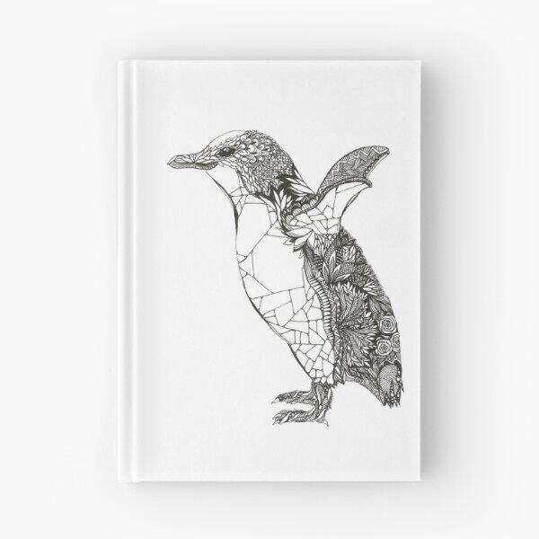 Aperçu de l'œuvre Pingouin battant à motifs créée et vendue par TheLittleInkery.