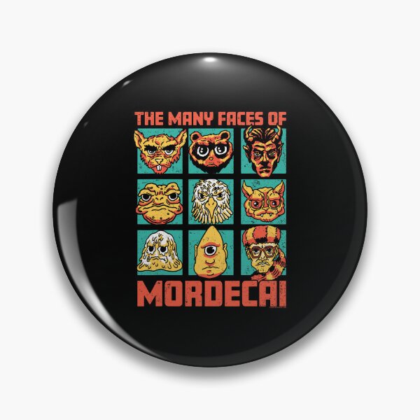 Item preview, The Many Faces of Mordecai Funny Character Grid designed and sold by thefirstbroo.