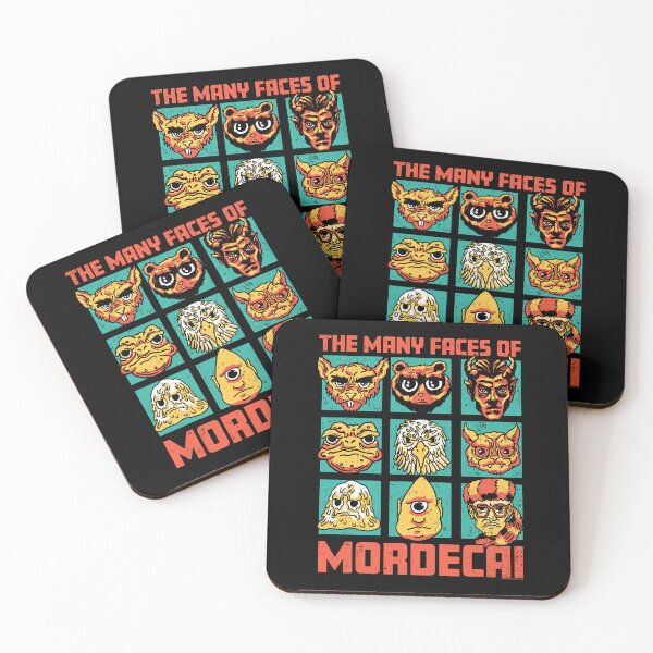 Item preview, The Many Faces of Mordecai Funny Character Grid designed and sold by thefirstbroo.