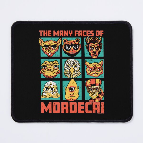 Item preview, The Many Faces of Mordecai Funny Character Grid designed and sold by thefirstbroo.