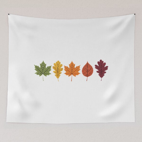 Item preview, Autumn Leaves Color Gradient Minimalist Fall Foliage designed and sold by teemsa.