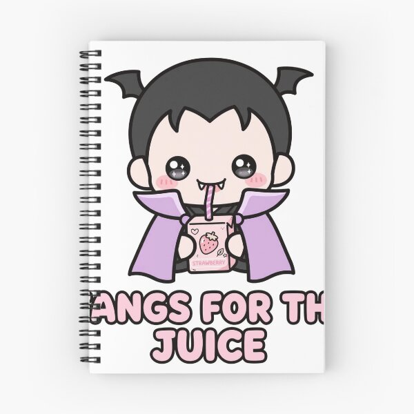 Item preview, Friendly Chibi Vampire Juice Box Fangs For The Juice Halloween Sticker designed and sold by xiaoxiaochibi.