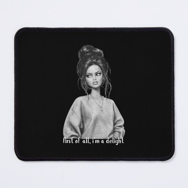 Item preview, First Of All I'm A Delight Funny Quote Woman designed and sold by ViniBall.