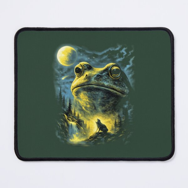 Item preview, Frog Howling to the Moon Retro Nature Graphic Shirt Classic T-Shirt designed and sold by carolynka.