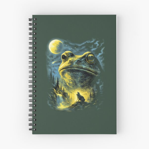Item preview, Frog Howling to the Moon Retro Nature Graphic Shirt Classic T-Shirt designed and sold by carolynka.