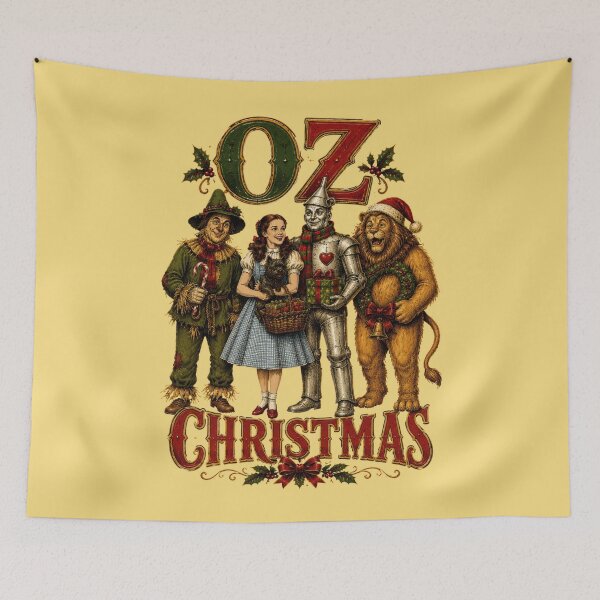 Item preview, Oz Christmas Vintage Holiday Fantasy designed and sold by Retr0Tshirts.