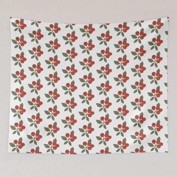 Item preview, Crabapple Red Berries Winter Botanicals Cluster designed and sold by sdcreations210.