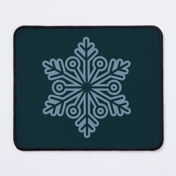 Item preview, Winter Snowflake Dark Teal Seamless Pattern Art designed and sold by Jyoti Digital Artist.