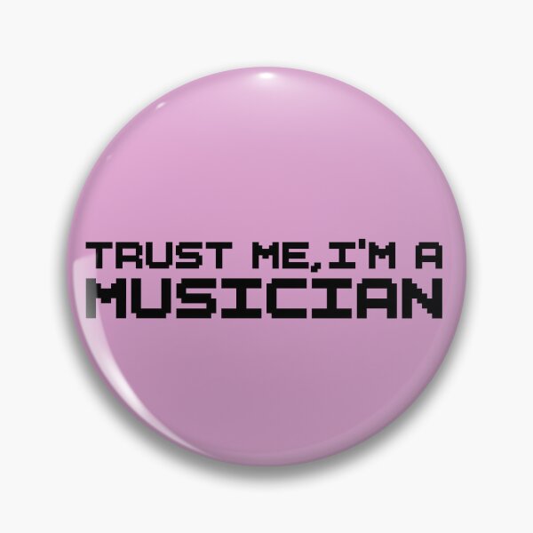 Item preview, Trust Me I’m a Musician – Bold Typography Sticker designed and sold by tviyluv.