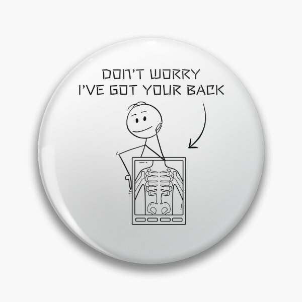 Item preview, I've Got Your Back - Back Pain (Backache) Funny Gifts For Physiotherapist And Chiropractors designed and sold by iX-Physio.