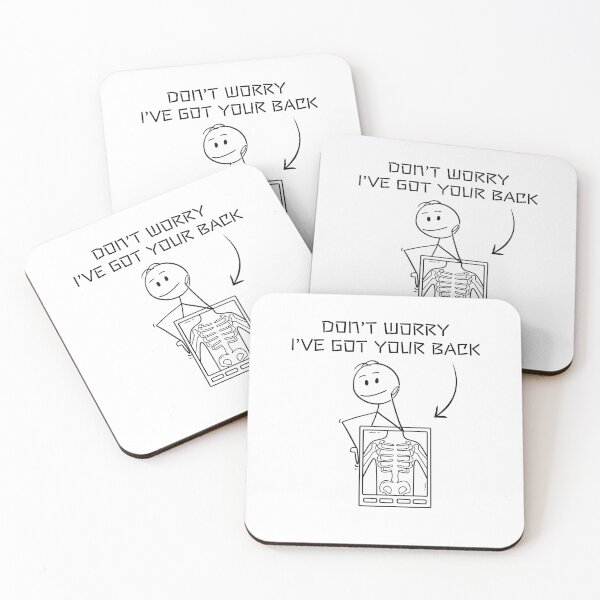 Item preview, I've Got Your Back - Back Pain (Backache) Funny Gifts For Physiotherapist And Chiropractors designed and sold by iX-Physio.