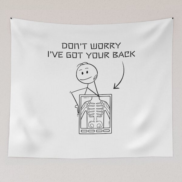 Item preview, I've Got Your Back - Back Pain (Backache) Funny Gifts For Physiotherapist And Chiropractors designed and sold by iX-Physio.