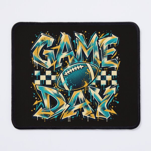 Item preview, Game Day Football Graffiti Urban Street Art Graphic designed and sold by dartoffofo⭐⭐⭐⭐⭐.