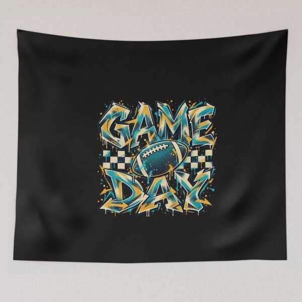 Item preview, Game Day Football Graffiti Urban Street Art Graphic designed and sold by dartoffofo⭐⭐⭐⭐⭐.