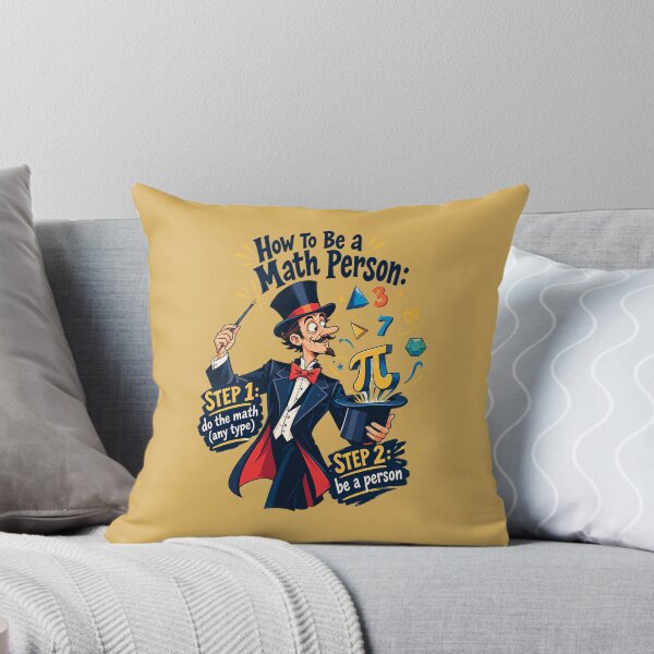 Item preview, How to Be a Math Person, Funny Math Magician, designed and sold by Endless7Art.