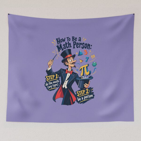 Item preview, How to Be a Math Person, Funny Math Magician, designed and sold by Endless7Art.