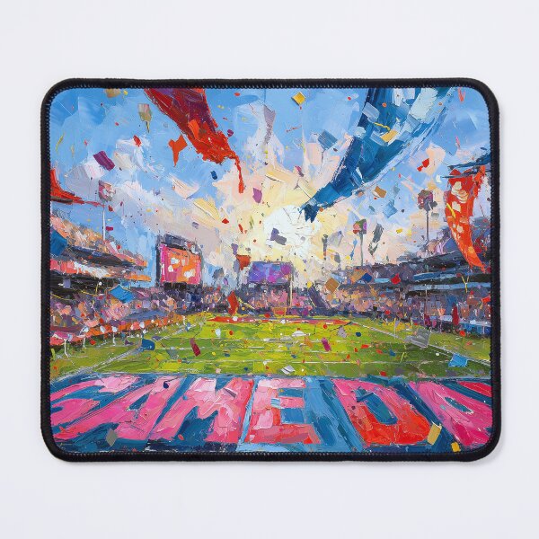 Item preview, Game Day Football Stadium Confetti Painting designed and sold by NatureSight.