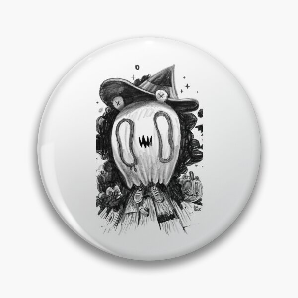 Item preview, Cute Halloween Ghost Witch Hat Pencil Sketch designed and sold by Nate Bear.