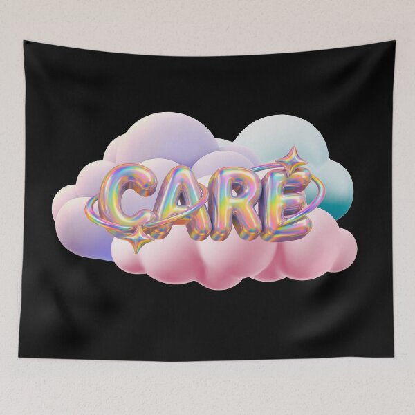 Item preview, Care Dreamy Iridescent Cloud designed and sold by Rynasvz.