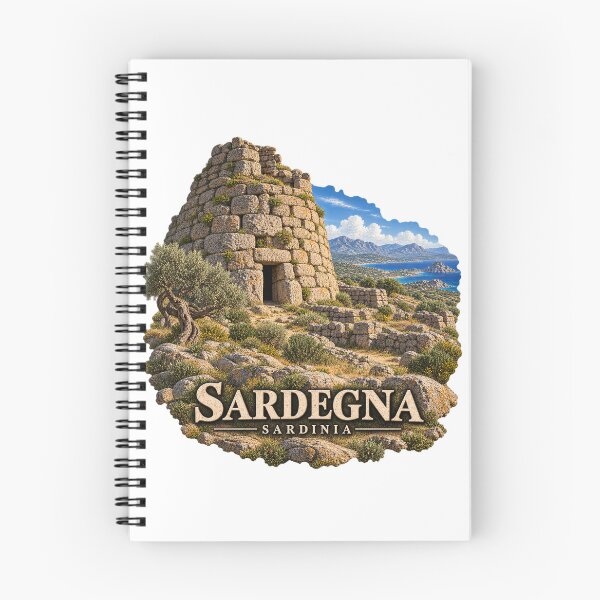 Item preview, Sardinia Nuraghe Sardegna Bronze Age Heritage Art designed and sold by Larkfound Studio.