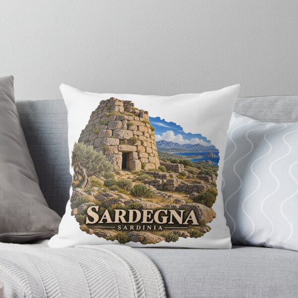 Item preview, Sardinia Nuraghe Sardegna Bronze Age Heritage Art designed and sold by Larkfound Studio.