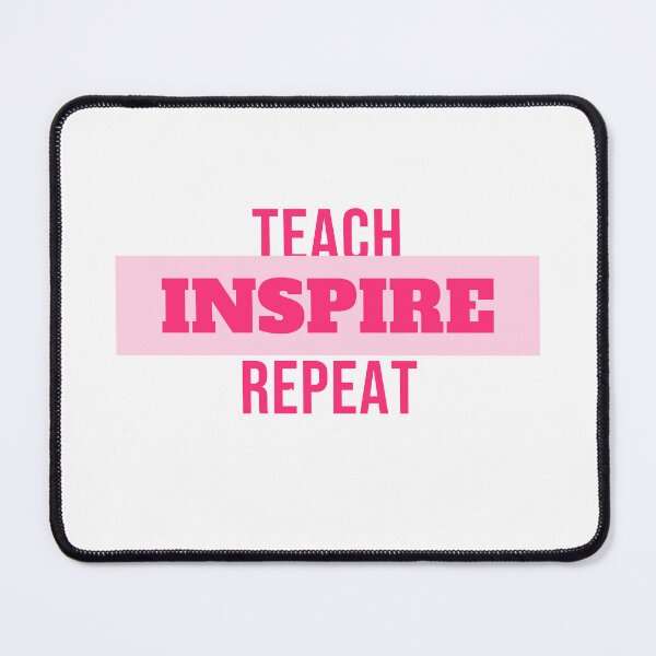 Item preview, Teach Inspire Repeat Teacher Shirt College Tee designed and sold by Worn and Witty.