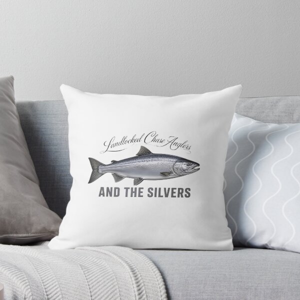 Item preview, Vintage Landlocked Chase Anglers Silver Salmon Graphic designed and sold by NobleCast .