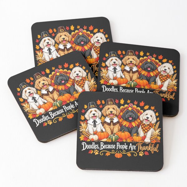 Item preview, Thanksgiving Dog Lovers Funny Doodle Dogs Autumn Design designed and sold by Castielalger.