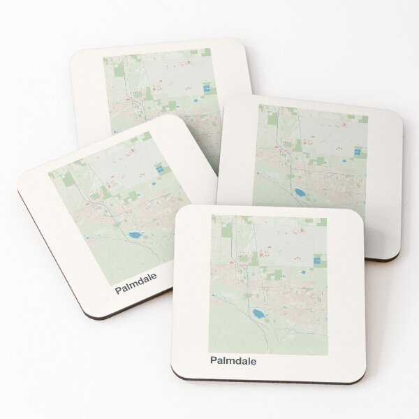 Item preview, Palmdale Minimalistic Map Art designed and sold by MapsNerd.