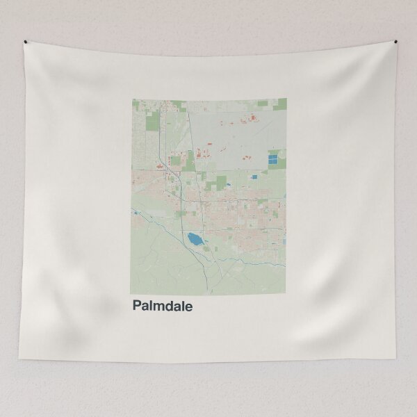 Item preview, Palmdale Minimalistic Map Art designed and sold by MapsNerd.