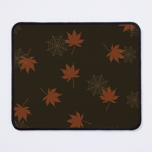 Item preview, Cozy Autumn Leaves and Delicate Spider Web Pattern designed and sold by BaraisVisuals.