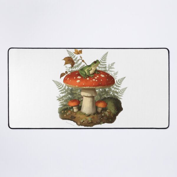 Item preview, dark cottagecore, amanita, champignon, cottagecore, botanique, goblincore, grenouille forêt, woodland, vintage, nature, forestcore, amphibien, sticker, automne designed and sold by Youram.