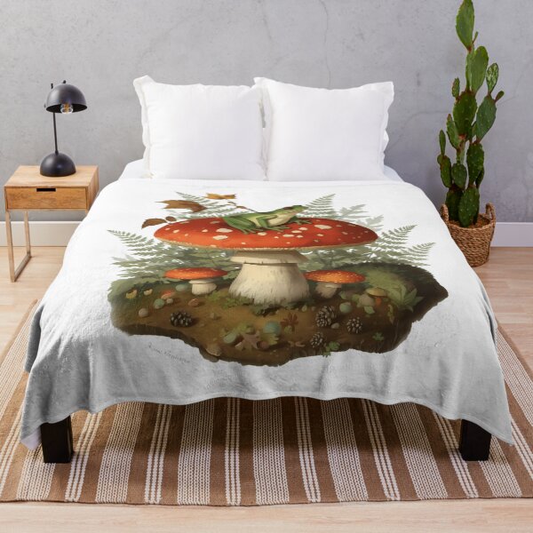 Item preview, dark cottagecore, amanita, champignon, cottagecore, botanique, goblincore, grenouille forêt, woodland, vintage, nature, forestcore, amphibien, sticker, automne designed and sold by Youram.