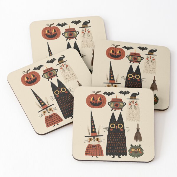 Item preview, Cute Halloween Characters with Spooky Autumn Charm designed and sold by MythicMood.