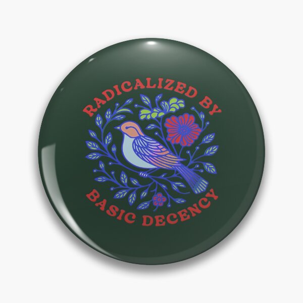 Item preview, Floral Radicalized by Basic Decency Feminist Activist  Classic T-Shirt designed and sold by Catbudrugs.