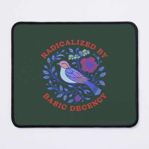 Item preview, Floral Radicalized by Basic Decency Feminist Activist Classic T-Shirt designed and sold by Catbudrugs.