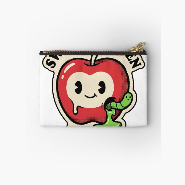 Item preview, Sweet and Rotten Kawaii Apple Halloween Graphic Tee Design designed and sold by KIDEnia.