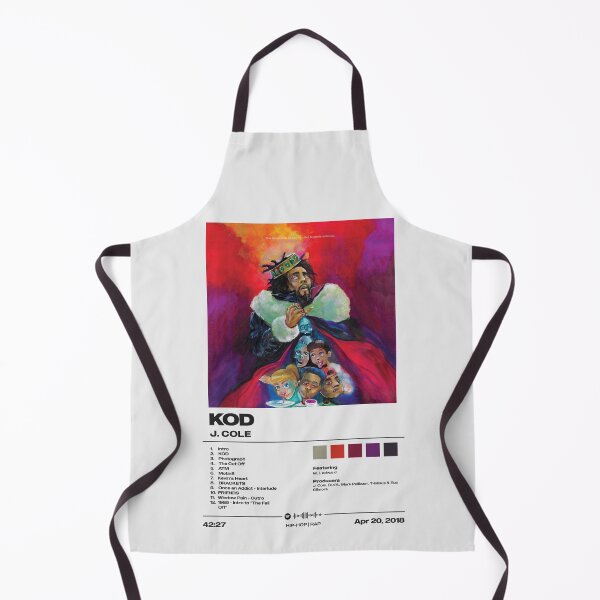 Item preview, KOD by J. Cole - Minimalist Tracklist Art designed and sold by FourthWall Prints.