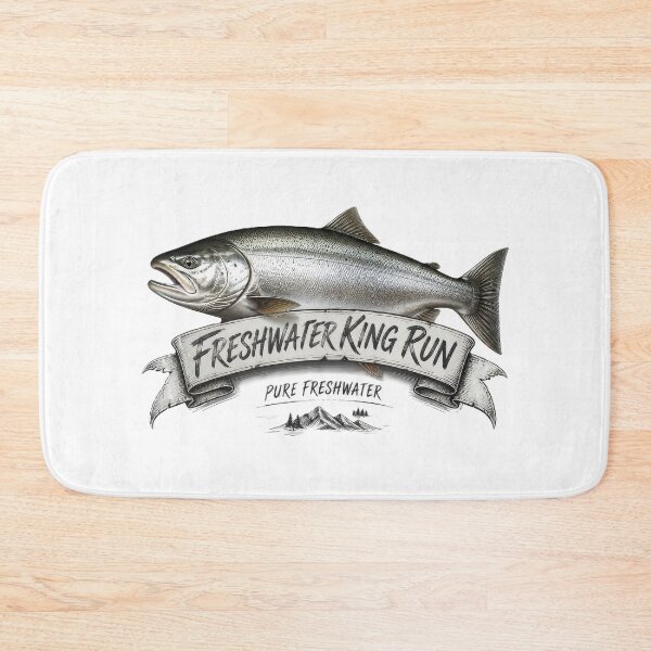 Item preview, Vintage Freshwater King Run Chinook Salmon Graphic designed and sold by NobleCast .