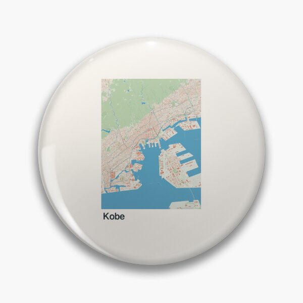 Item preview, Kobe Minimalistic Map Art designed and sold by MapsNerd.