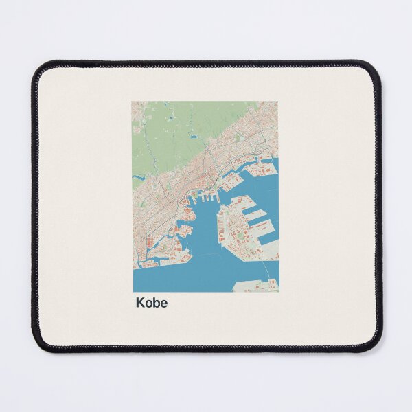 Item preview, Kobe Minimalistic Map Art designed and sold by MapsNerd.