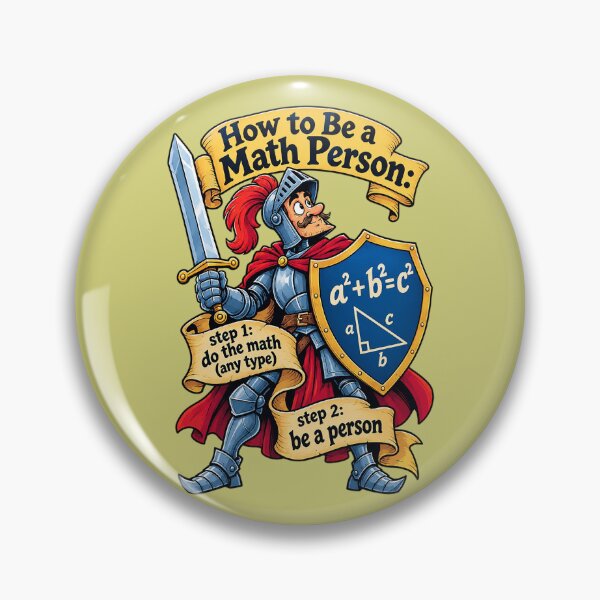 Item preview, How to Be a Math Person – Funny Math Knight. designed and sold by Endless7Art.