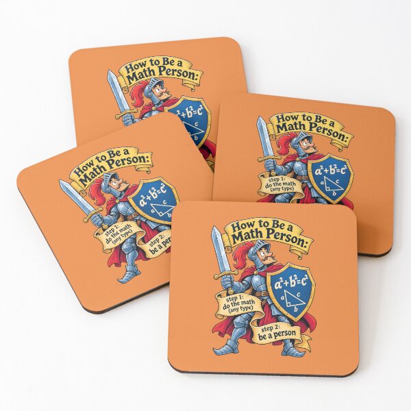 Item preview, How to Be a Math Person – Funny Math Knight. designed and sold by Endless7Art.