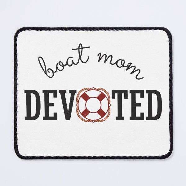 Item preview, Nautical Mom Life Ring Maritime Boating Graphic Design designed and sold by Everyday Vibe Studio.