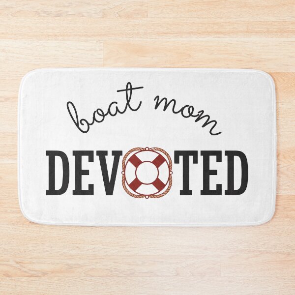 Item preview, Nautical Mom Life Ring Maritime Boating Graphic Design designed and sold by Everyday Vibe Studio.