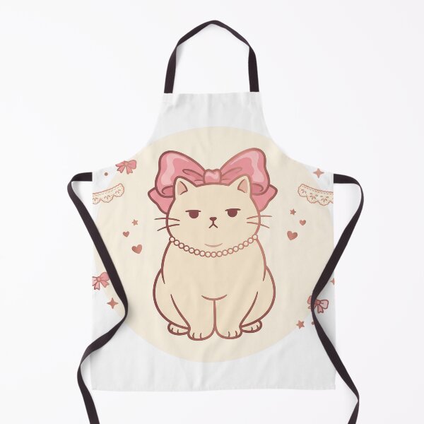 Item preview, Grumpy Chubby Cat Coquette Pink Bow Aesthetic Cat Lover designed and sold by mindshocker.