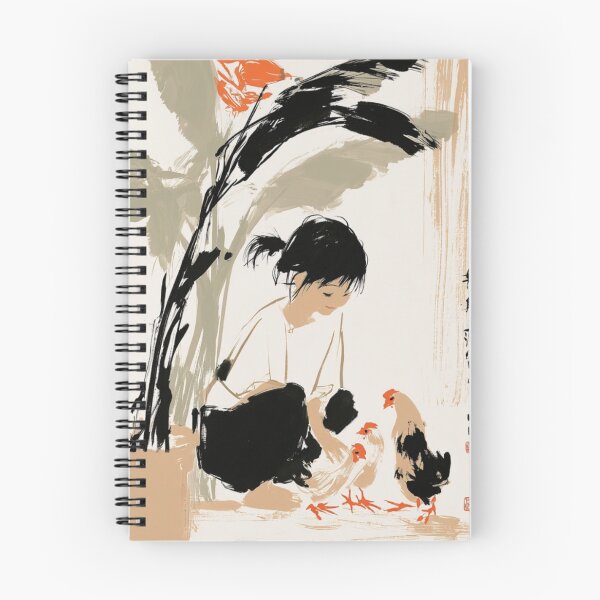 Item preview, Girl Shells Out Free Hugs to Cluck-holded Poultry Under a Banana Tree Leaning on Pure Hope designed and sold by Print Fiction.