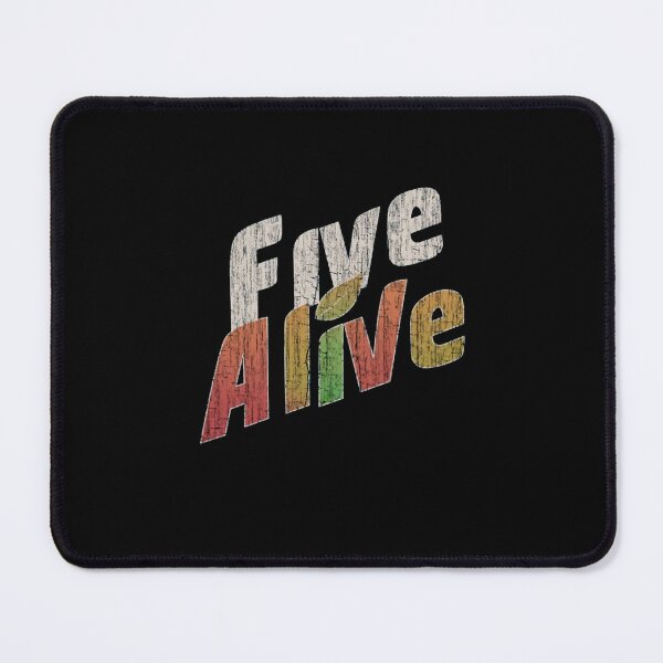 Item preview, Groovy Retro Textured Five Alive Slogan Pop Art designed and sold by BertramSchutte.