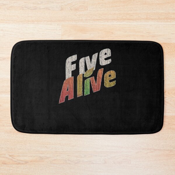 Item preview, Groovy Retro Textured Five Alive Slogan Pop Art designed and sold by BertramSchutte.